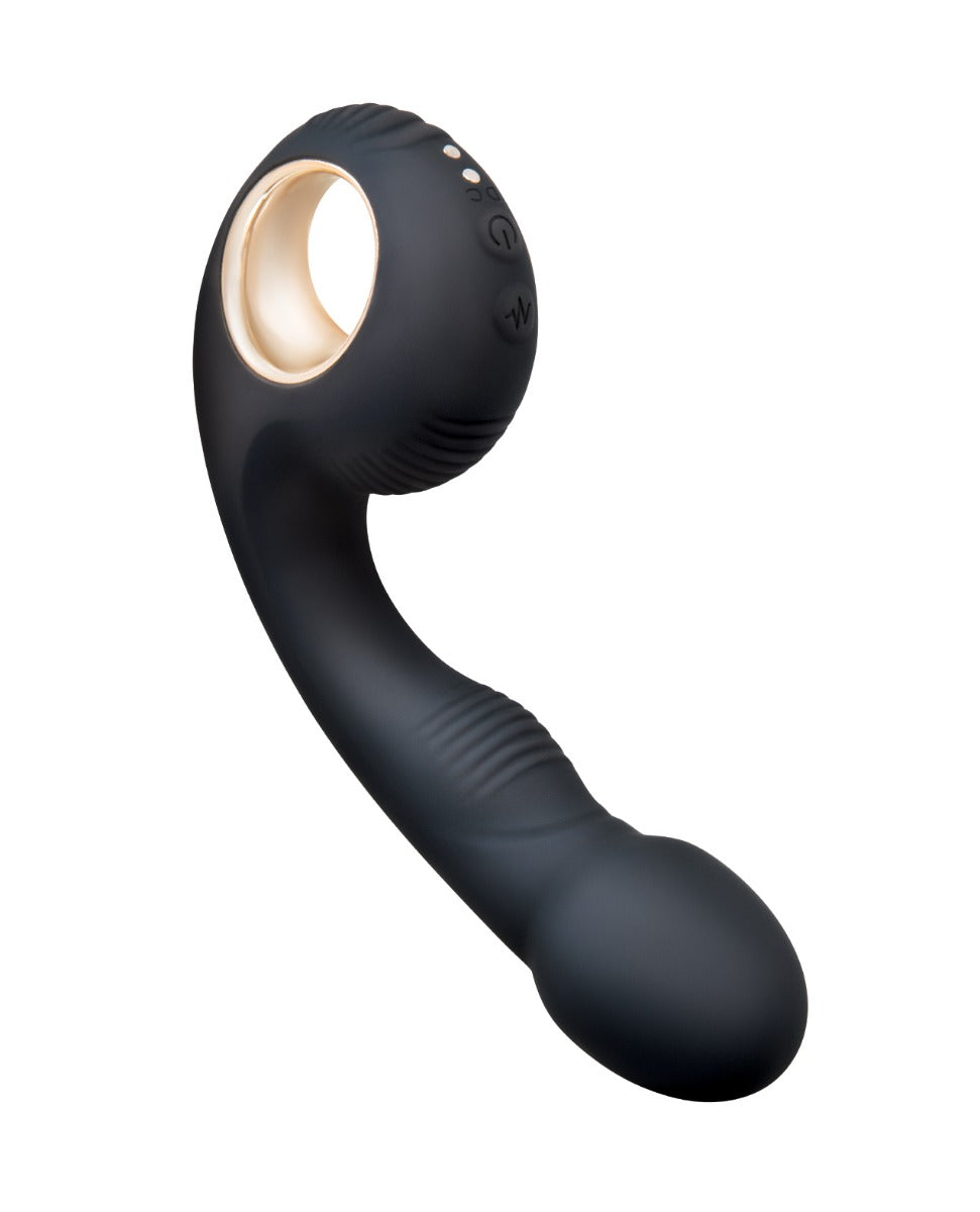 Bodywand G-Play Ergonomic Dual Motor Squirt Trainer - Black - Lady Maven - Maison du Maven