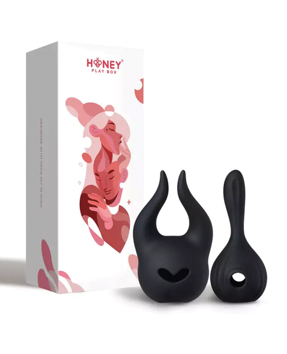 Horns Pomi Wand Attachments Bundle - Black - Lady Maven - Maison du Maven